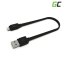 Cable Lightning 25cm Green Cell Matte con carga rápida para Apple iPhone