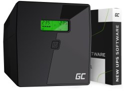 Green Cell® SAI 1000VA 600W Sistema de alimentación ininterrumpida SAI con protección contra sobretensiones de 230V