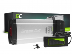 Batería recargable Green Cell Rack trasero 36V 8.8Ah 317Wh para bicicleta eléctrica E-Bike Pedelec