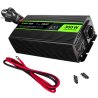 Green Cell® Convertidor de voltaje Inversor 12V a 230V 300W / 600W Inversor de corriente UPS Onda Sinusoidal Pura