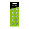 10x Green Cell CR1620 Batería de litio Batería 3V 70mAh